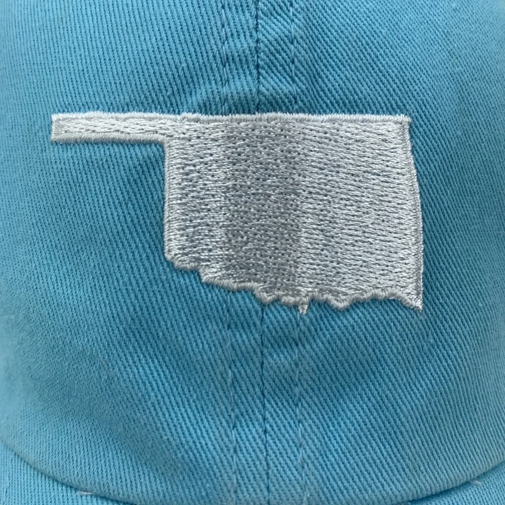 Oklahoma Hat Eskimo Joe's Light Blue Adjustable Strapback OSFA '47 Baseball Cap